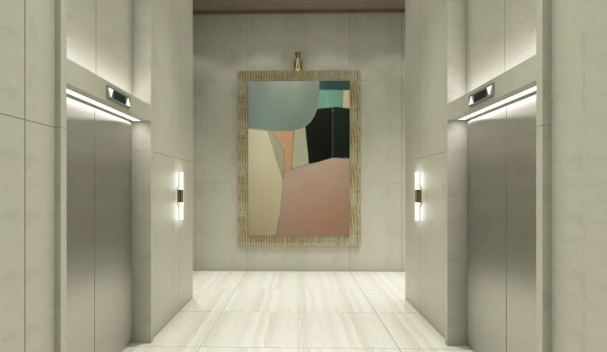 MERGENT RESIDENCES  - Elevator Lobby  (Artist's Perspective)